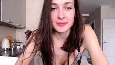 Beautiful Amateur cute teen babe toying pussy
