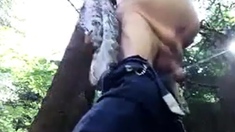 Blowjob in the wood - saltarg