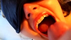 Mouth cum swallow