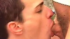 Czech boys indulging in intense sucking and anal drilling in the car