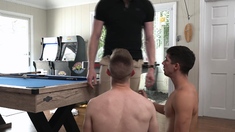 Red-hot furious dad brutally fucks his son!