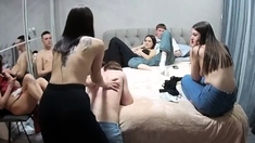 Amateur teens group sex