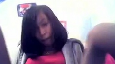 Ebony Amateur Myra's Debut Webcam Solo