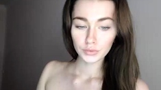 Hottest brunette solo webcam masturbation 2