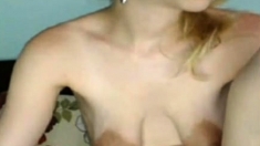 Blonde With Small Puffy Tits on Cam BVR