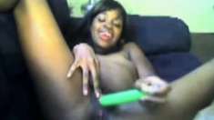 ebony webcam masturbating
