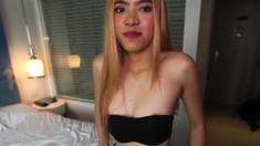 Petite Asian Blondie Is Having Wild Sex