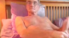 grandpa in bed